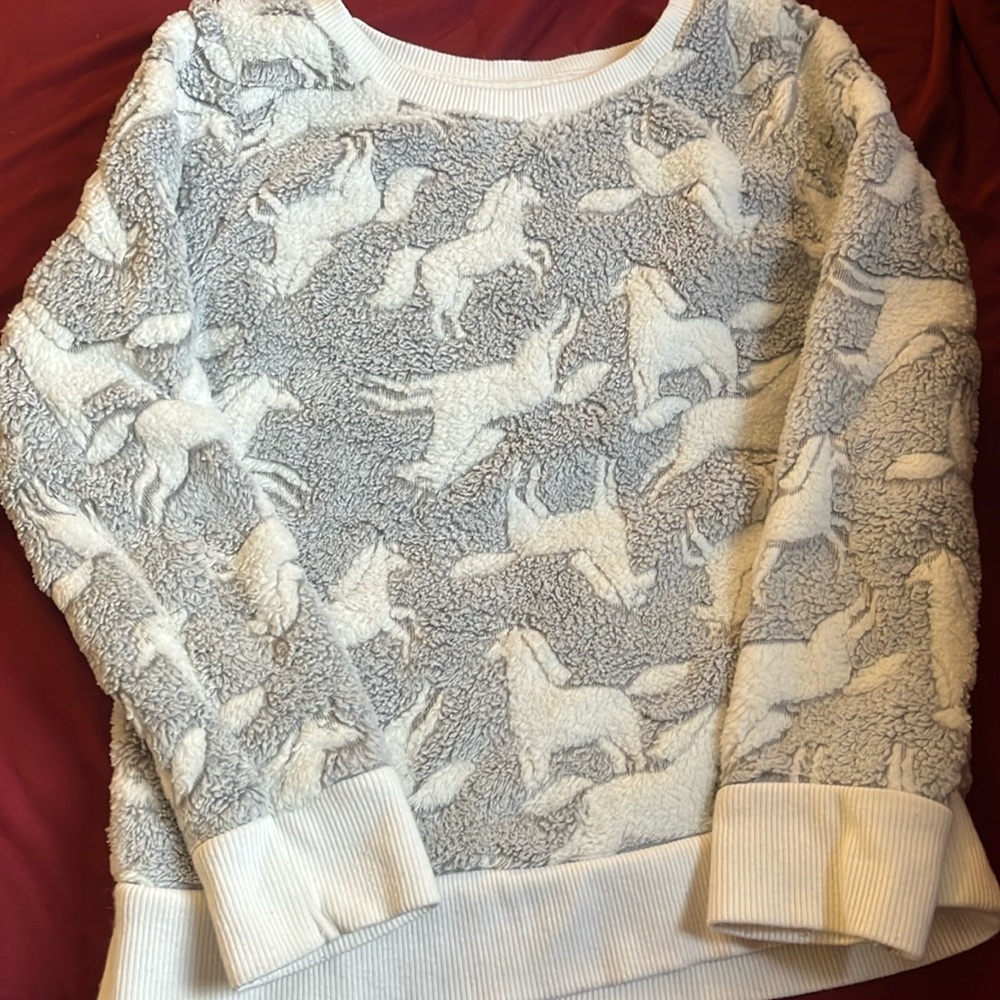 Fluffy Unicorn Sweater